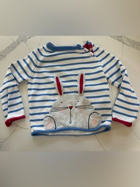 Joules Bunny Knit Sweater: 2-3y